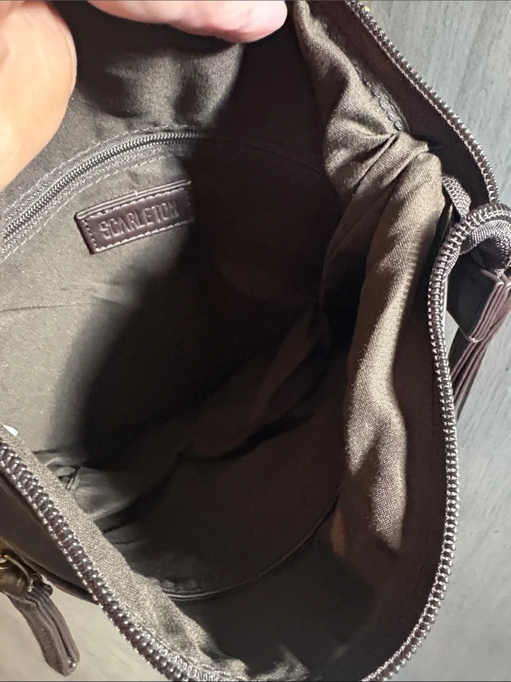 Classic Brown Leather Crossbody Bag #2